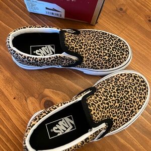 Vans Slip On - Leopard Size 11 - NEVER WORN